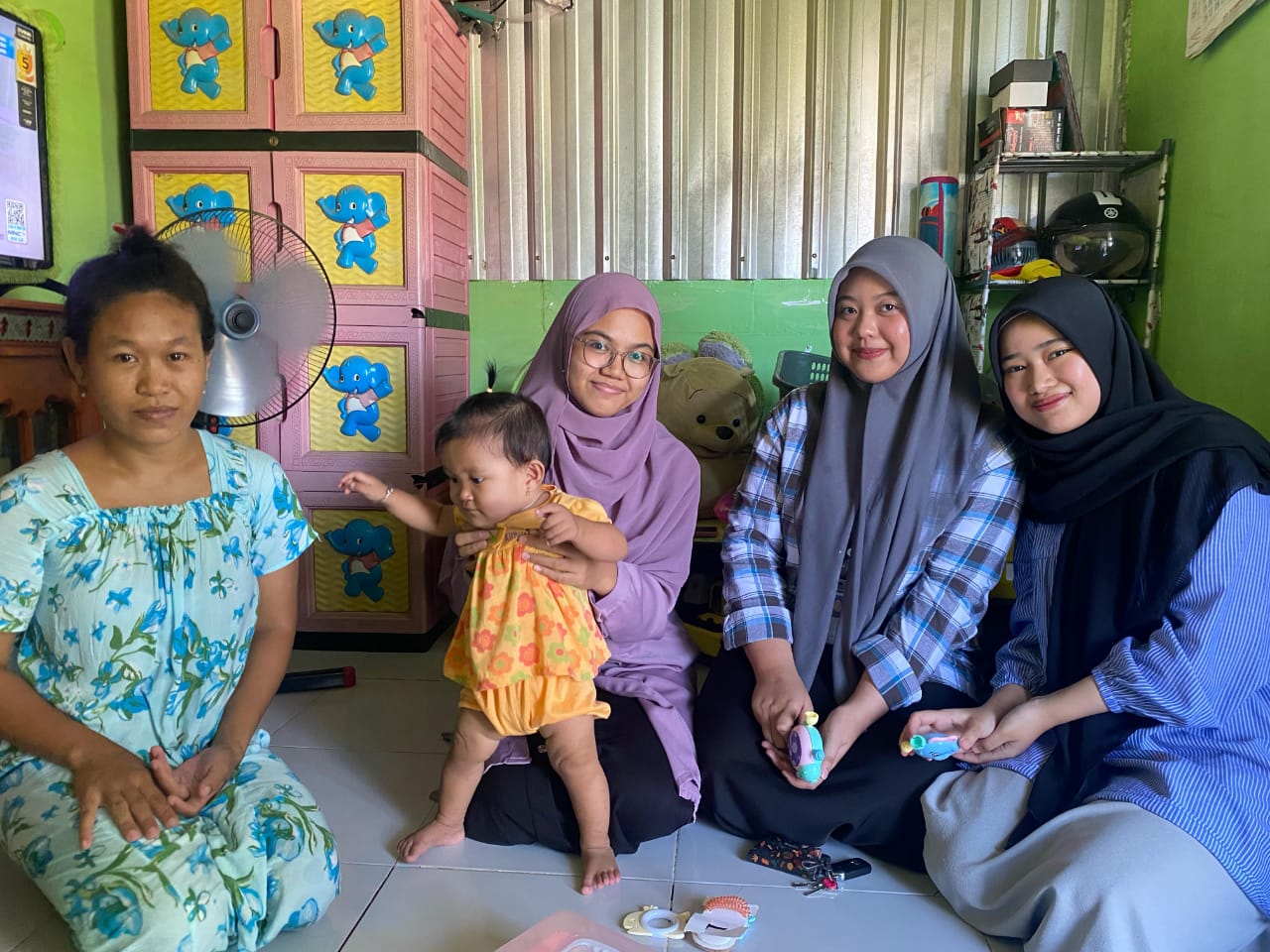 Kunjungan Kedua dengan Ibu Yulianti dan Adek Fany (27 Maret 2025)